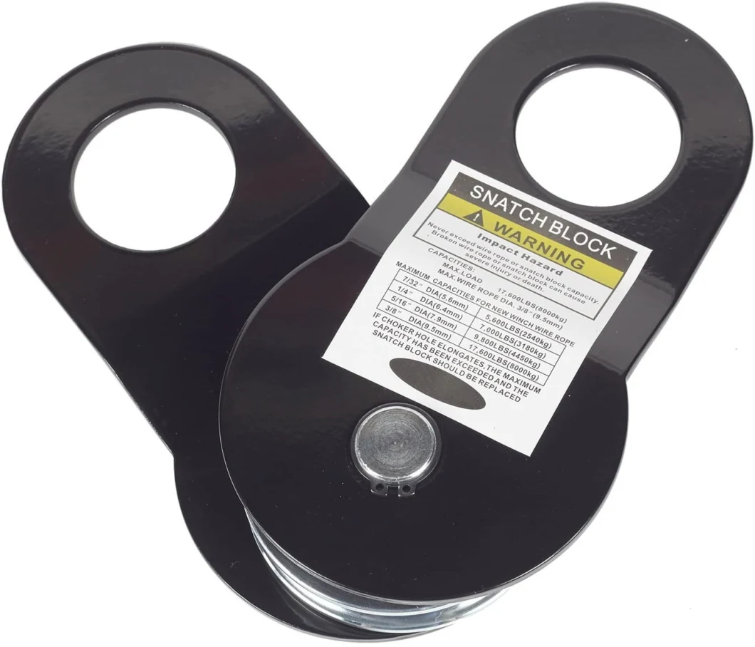 Snatch Block for Winches, Strength Recovery off-Road