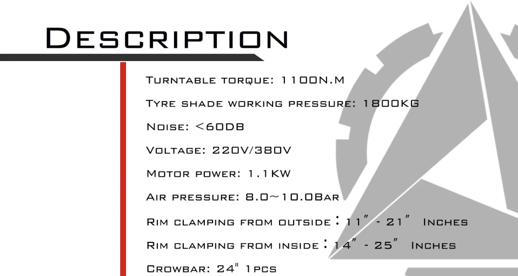 Best Quality Tyre Changer Auto Repair Equipment