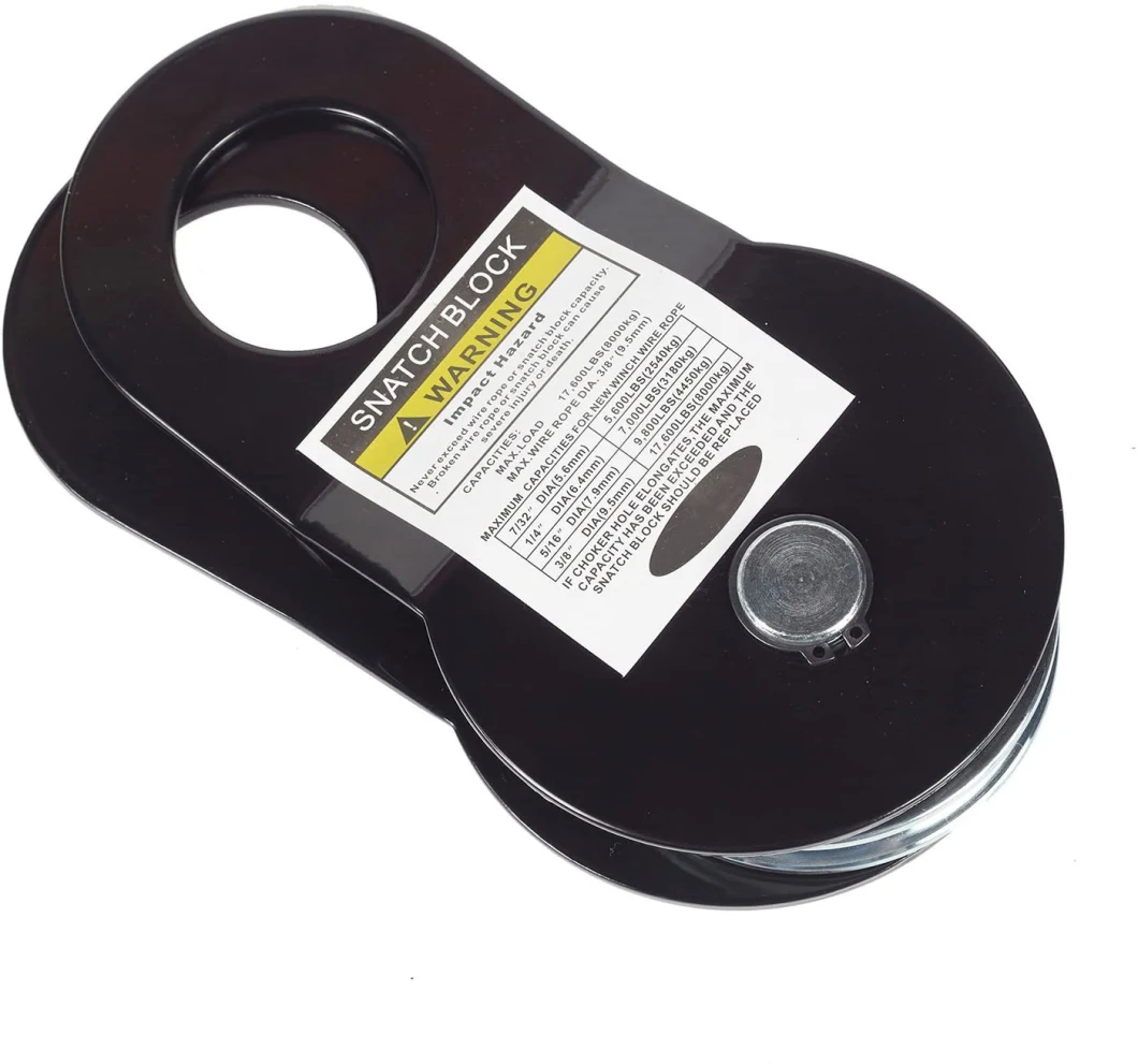 Snatch Block for Winches, Strength Recovery off-Road